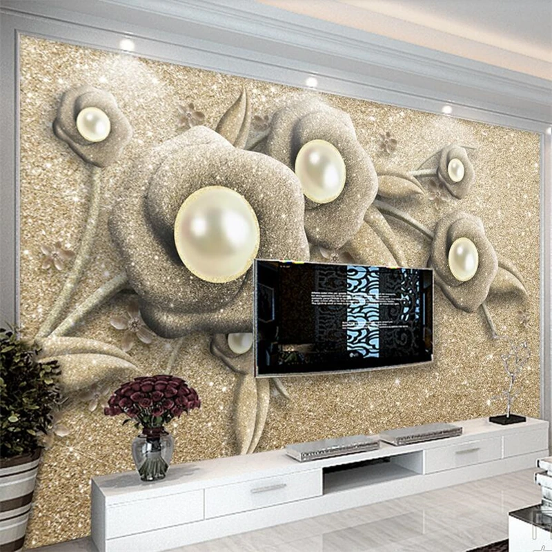 beibehang Custom wallpaper 3D stereoscopic beautiful jewelry flowers living room background wall wallpaper muralsPapel de parede
beibehang Custom wallpaper 3D stereoscopic beautiful jewelry flowers living room background wall wallpaper muralsPapel de parede
