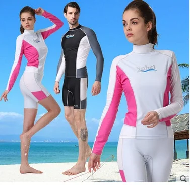Women's Long Sleeve UPF 50+ Rashguard Tops Pants Diving Bathing Suit Men Lycra Diving Suit Shirts Pants Surfing Beach Swimwear
Women's Long Sleeve UPF 50+ Rashguard Tops Pants Diving Bathing Suit Men Lycra Diving Suit Shirts Pants Surfing Beach Swimwear
