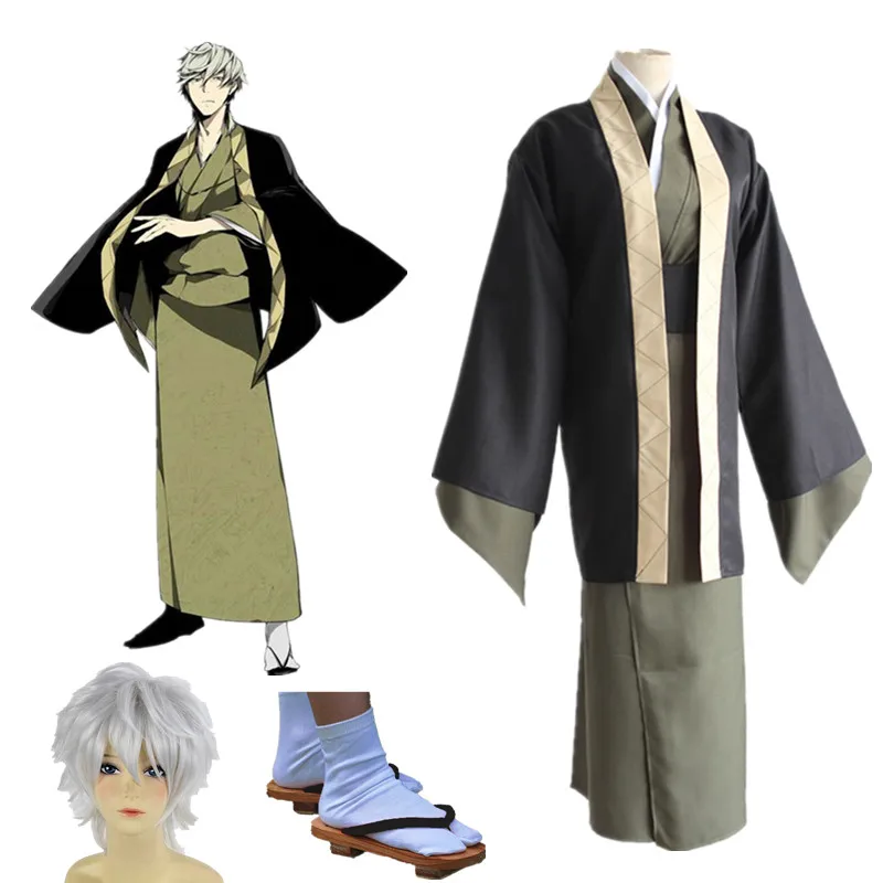 Anime Bungo Stray Dogs Yukichi Fukuzawa Cosplay Costume full set kimono Whole Set Dress
Anime Bungo Stray Dogs Yukichi Fukuzawa Cosplay Costume full set kimono Whole Set Dress