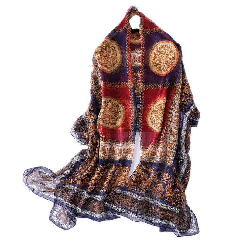 2019 Vintage Printing Women's Scarves Spring Summer Travel Beach Sunscreen Shawl Long Soft Wraps Silk Hijab Scarf foulard femme
2019 Vintage Printing Women's Scarves Spring Summer Travel Beach Sunscreen Shawl Long Soft Wraps Silk Hijab Scarf foulard femme