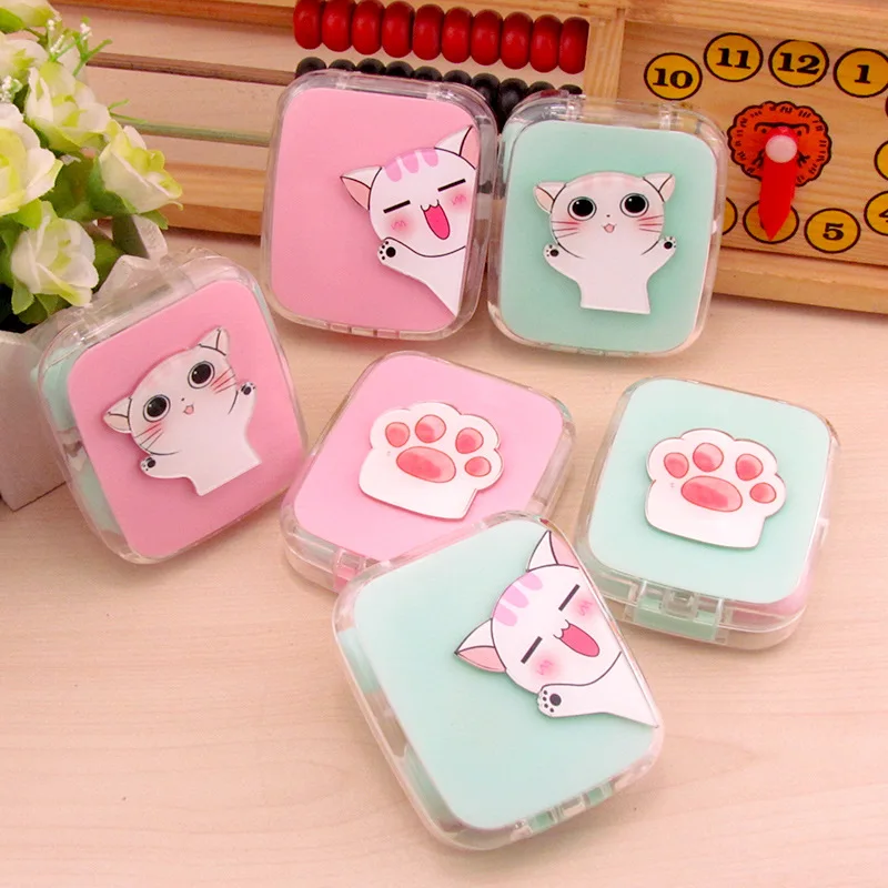 LIUSVENTINA Portable DIY Acrylic Cute White Cat and Paw Contact Lens Case with Mirror for Color Lenses Gift for Girls
LIUSVENTINA Portable DIY Acrylic Cute White Cat and Paw Contact Lens Case with Mirror for Color Lenses Gift for Girls
