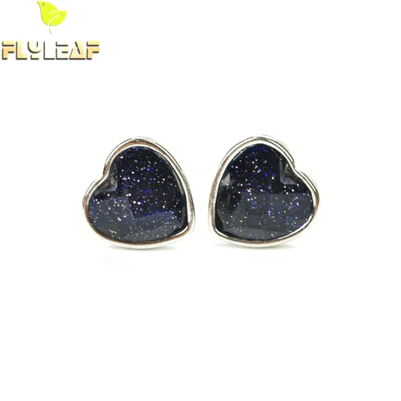 Flyleaf 925 Sterling Silver Heart Shaped Black Purple Sand Earrings For Women Simple Earings Fashion Jewelry
Flyleaf 925 Sterling Silver Heart Shaped Black Purple Sand Earrings For Women Simple Earings Fashion Jewelry
