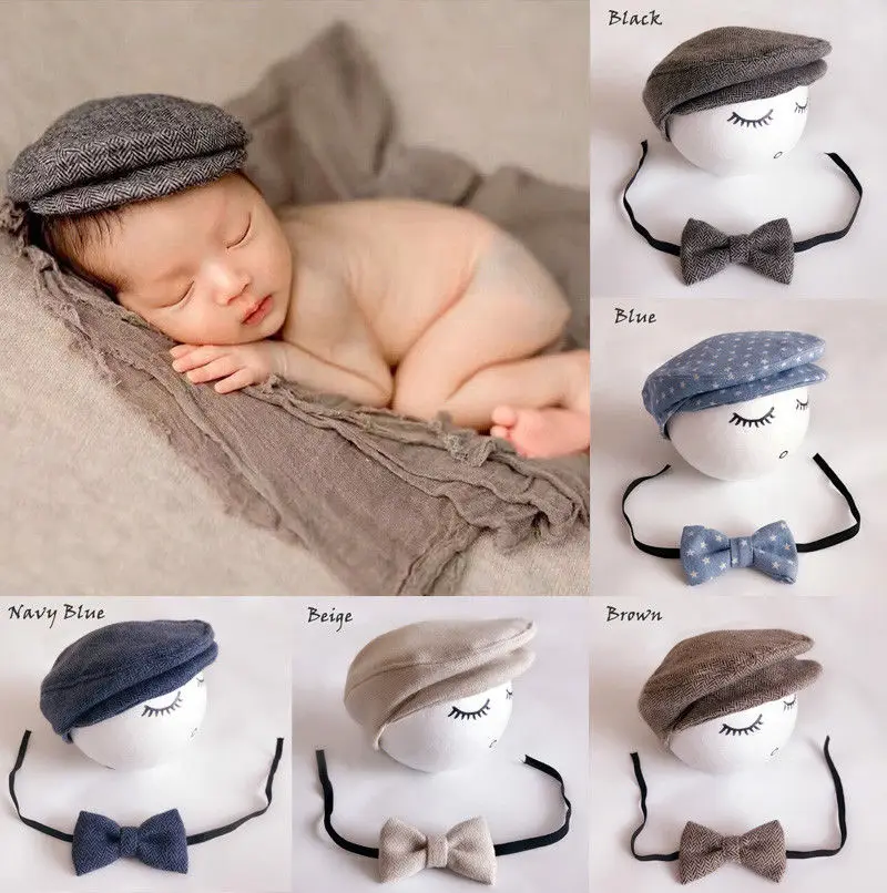 Cute Peaked Cap Newborn Baby Beanie Hat + Bow Tie Photo Photography Prop Baby Boys Girls Bear Caps
Cute Peaked Cap Newborn Baby Beanie Hat + Bow Tie Photo Photography Prop Baby Boys Girls Bear Caps