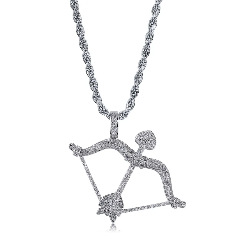 Mythical Cupid Arrow Hip Hop Solid Pendant Full Zircon Ice out Men Women Necklace Jewelry
Mythical Cupid Arrow Hip Hop Solid Pendant Full Zircon Ice out Men Women Necklace Jewelry