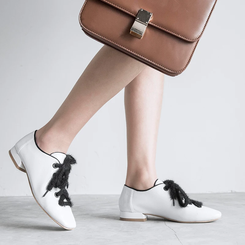 WETKISS Patent Leather Flats Women Lace Up Square Toe Footwear Fashion Casual Shoes Female Shoes Woman 2019 New Spring White
WETKISS Patent Leather Flats Women Lace Up Square Toe Footwear Fashion Casual Shoes Female Shoes Woman 2019 New Spring White