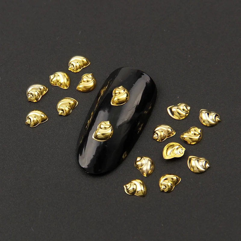 100PCS/Lot 3D Sea Snail Conch Shape Gold/Silver Metal Nail Art 3D Nail art Charns,DIY Decorations290238
100PCS/Lot 3D Sea Snail Conch Shape Gold/Silver Metal Nail Art 3D Nail art Charns,DIY Decorations290238
