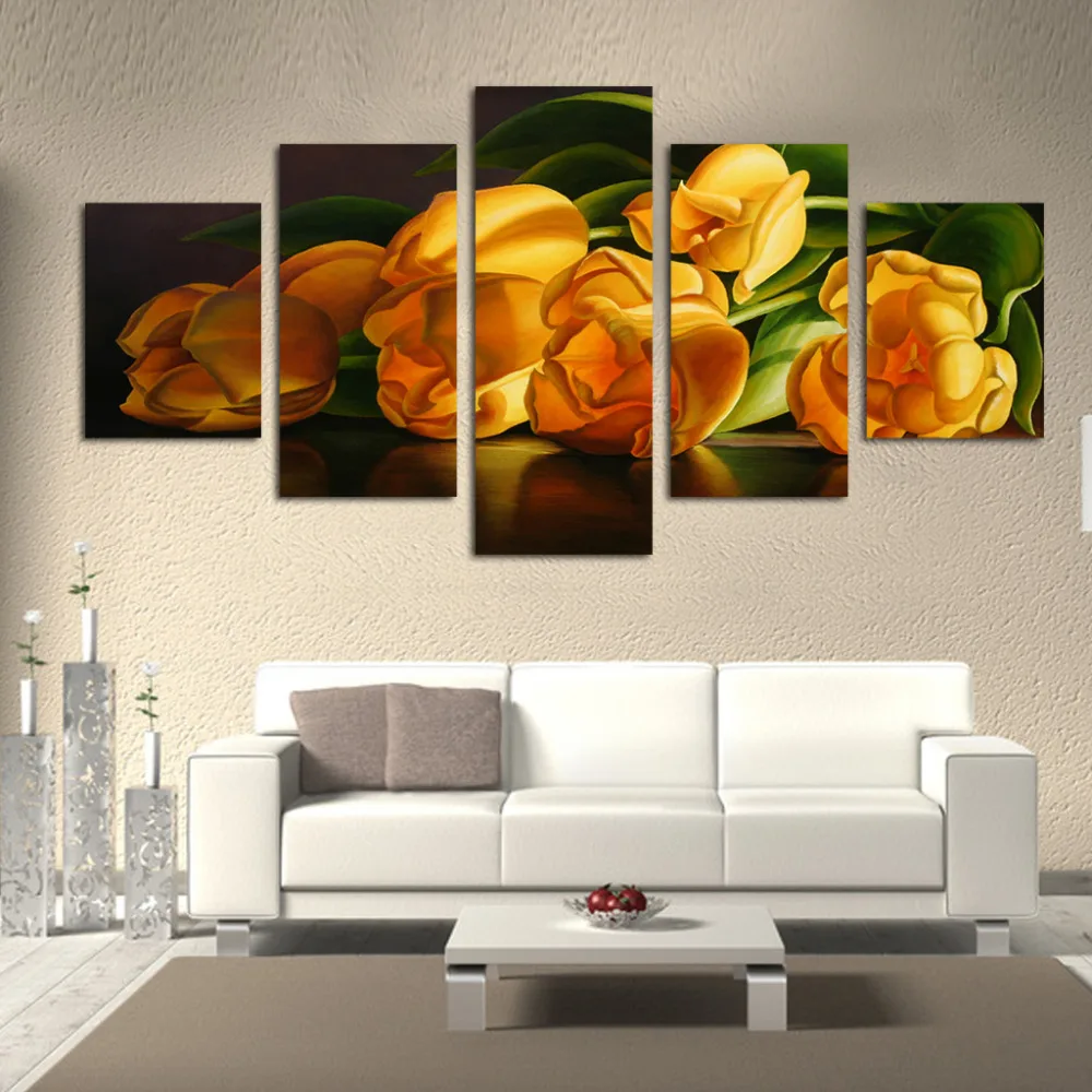 (Unframed)5 Panels Modern The Home Decoration Yellow Flower Canvas Painting HD Modular Painting Picture Print On Canvas Wall Art
(Unframed)5 Panels Modern The Home Decoration Yellow Flower Canvas Painting HD Modular Painting Picture Print On Canvas Wall Art