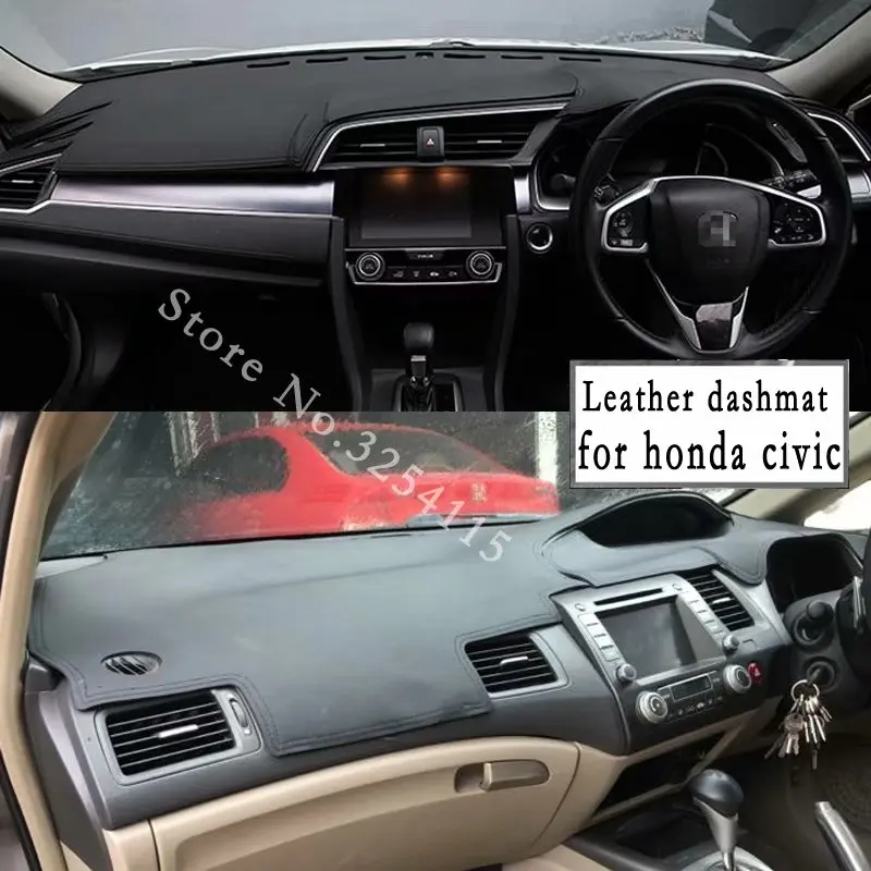 For Honda Civic Sedan 2006-2018 Leather Dashmat Dashboard Cover Car Pad Dash Mat SunShade Carpet Custom 2011 2012 2015 2016 RHD
For Honda Civic Sedan 2006-2018 Leather Dashmat Dashboard Cover Car Pad Dash Mat SunShade Carpet Custom 2011 2012 2015 2016 RHD