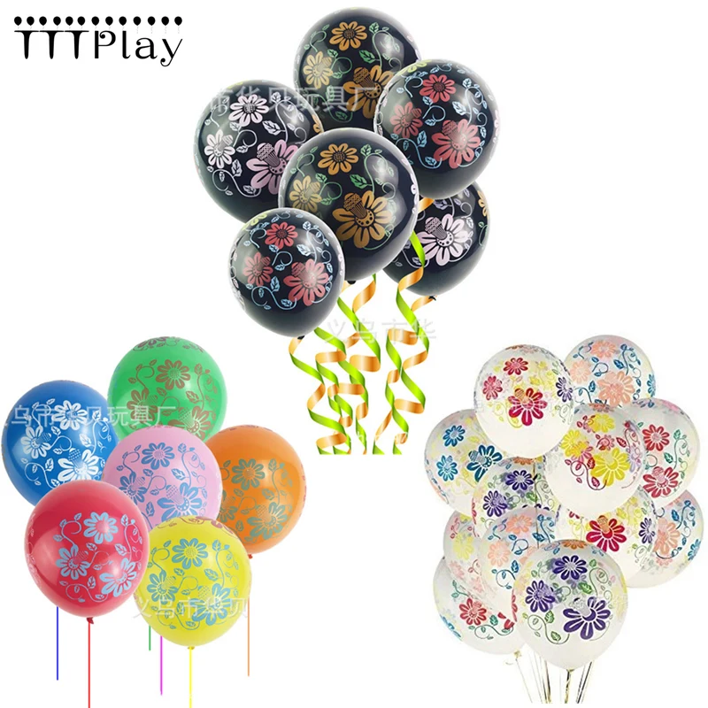 10pcs/lot 12inch Clear Black Flowers Latex Balloons Inflatable Flower Air Balls Happy Birthday Wedding Party Decoration Supplies
10pcs/lot 12inch Clear Black Flowers Latex Balloons Inflatable Flower Air Balls Happy Birthday Wedding Party Decoration Supplies