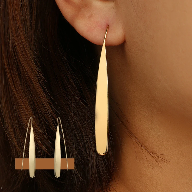 Long Water Drop Gold Earrings 2020Party Color Leaf Stud Earrings Wedding Engagement Delica Friendship Jewelry Pendientes
Long Water Drop Gold Earrings 2020Party Color Leaf Stud Earrings Wedding Engagement Delica Friendship Jewelry Pendientes