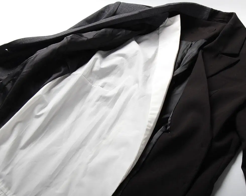 2019 Spring New Women Contrast color Stitching Pleated Asymmetrical Blazer Retro Mid Long Suit Slim fit Jacket Coat Outerwear
2019 Spring New Women Contrast color Stitching Pleated Asymmetrical Blazer Retro Mid Long Suit Slim fit Jacket Coat Outerwear