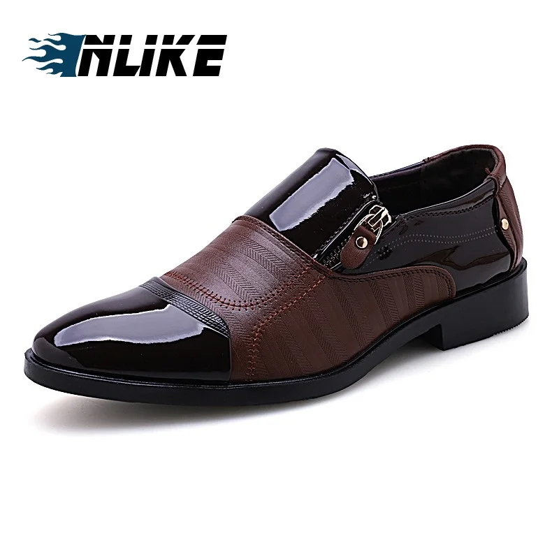 INLIKE Big Size Pointed Toe Dress Shoes Men Zip Leather Oxford Shoes for Men Formal Mariage Wedding Shoes
INLIKE Big Size Pointed Toe Dress Shoes Men Zip Leather Oxford Shoes for Men Formal Mariage Wedding Shoes