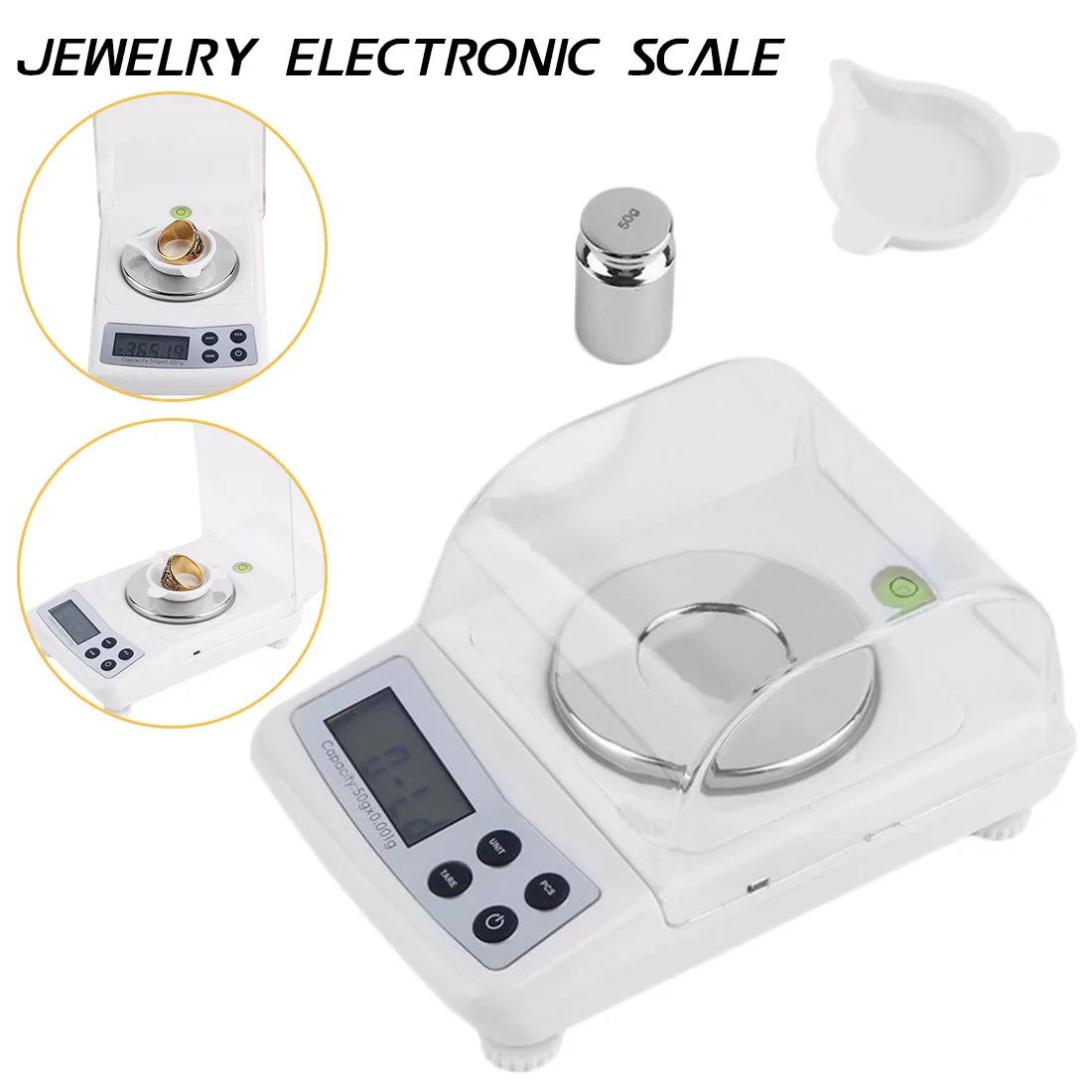 Mini Pocket electronic digital jewelry scales High Accuracy 0.001g 50g High Definition jewelry Scale
Mini Pocket electronic digital jewelry scales High Accuracy 0.001g 50g High Definition jewelry Scale