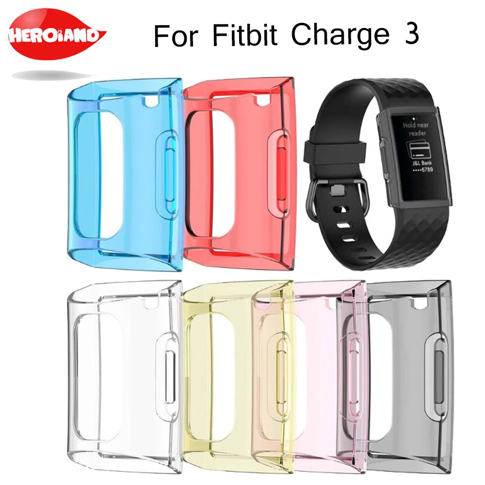 case For Fitbit Charge 3 Case Soft TPU Silicone Protective Case Cover Shell for Fitbit Charge 3 Band Smart Watch Accessories
case For Fitbit Charge 3 Case Soft TPU Silicone Protective Case Cover Shell for Fitbit Charge 3 Band Smart Watch Accessories