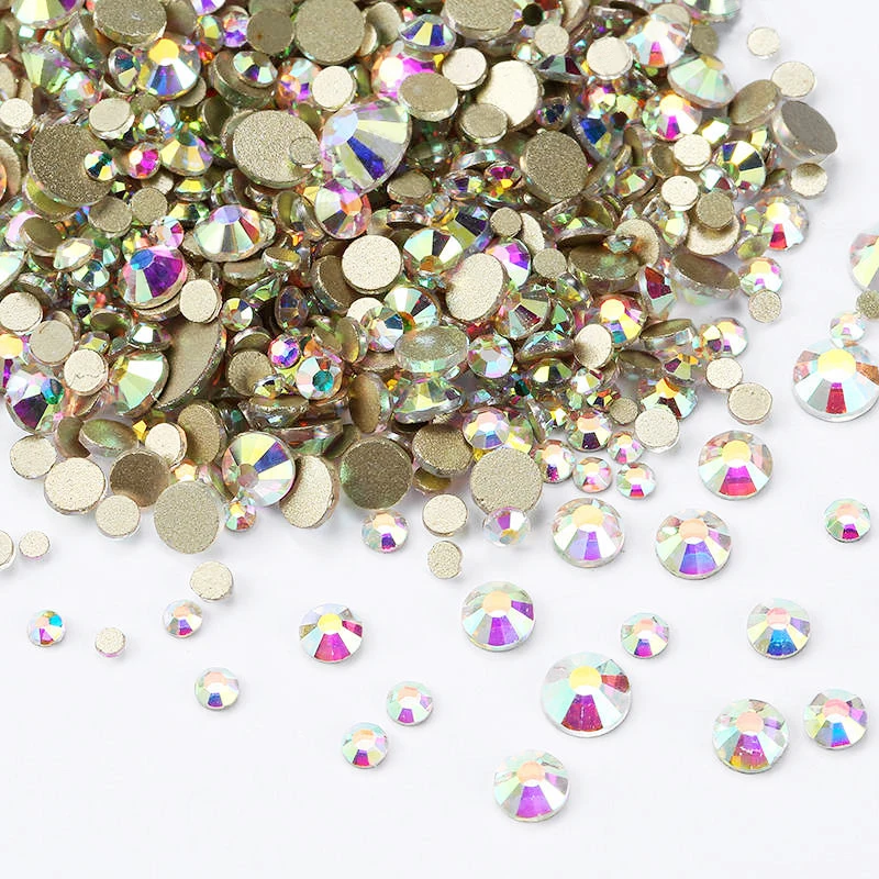 3D Nail Rhinestones Gold Back Shiny Crystals Strass Non Hot Fix Rhinestones Nail Decorations Glue on Rhinestones For nails
3D Nail Rhinestones Gold Back Shiny Crystals Strass Non Hot Fix Rhinestones Nail Decorations Glue on Rhinestones For nails