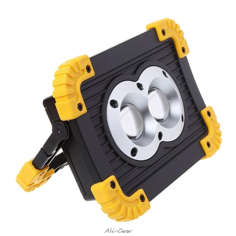 LED Portable Work Lamps Waterproof Rechargeable Flood Light Camping Outdoor Tool 2 USB ports 4 Modes 180 degree rotating
LED Portable Work Lamps Waterproof Rechargeable Flood Light Camping Outdoor Tool 2 USB ports 4 Modes 180 degree rotating