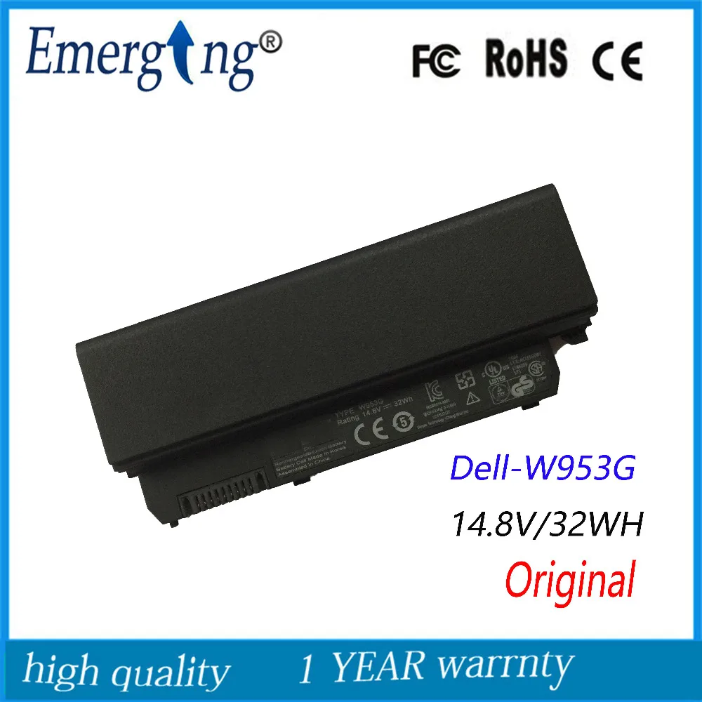 4Cells 14.8V 32Wh Original New Laptop Battery for Dell MINI 9 9N 910 A90 A90N W953G 312-0831 451-10690 451-10691
4Cells 14.8V 32Wh Original New Laptop Battery for Dell MINI 9 9N 910 A90 A90N W953G 312-0831 451-10690 451-10691