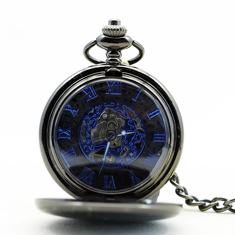 Vintage Polish Black Mechanical Pocket Watch Retro Hand Winding Hollow Fob Watch Men Women Necklace Chain Gift
Vintage Polish Black Mechanical Pocket Watch Retro Hand Winding Hollow Fob Watch Men Women Necklace Chain Gift