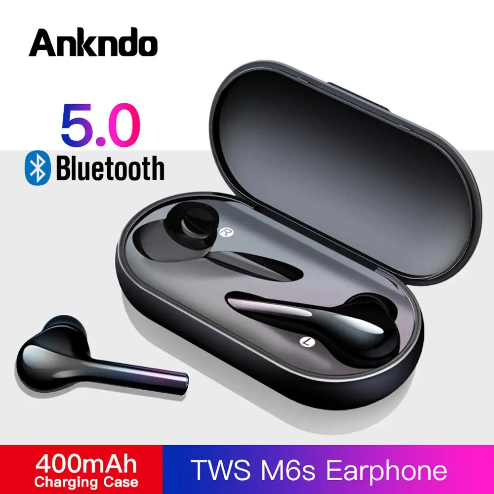 Ankndo Bluetooth Headphone TWS Wireless Earphones For Iphone Xiaomi Redmi Music Earbuds Cordless Headset For Running Sports
Ankndo Bluetooth Headphone TWS Wireless Earphones For Iphone Xiaomi Redmi Music Earbuds Cordless Headset For Running Sports