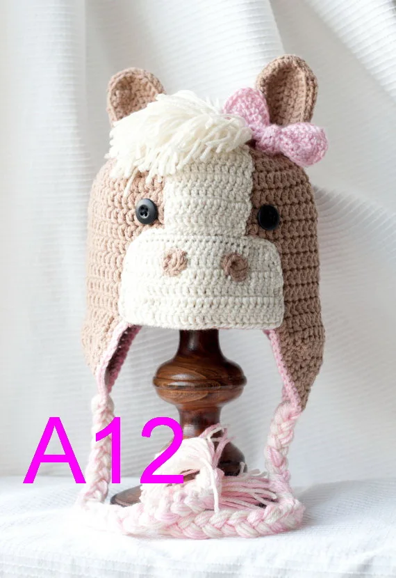 free shipping, 30piece/lot new crochet Halloween Hat ,Crochet baby horse hats cartoon , children's Beanies caps 100% cotton
free shipping, 30piece/lot new crochet Halloween Hat ,Crochet baby horse hats cartoon , children's Beanies caps 100% cotton