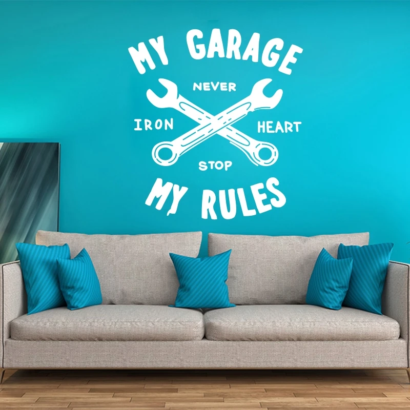 YOYOYU Vinyl Wall Decal Art Sticker Home Decor Sticker Mural Decal" My Garage My Rules"Poster Removebale Mural Poster YO484
YOYOYU Vinyl Wall Decal Art Sticker Home Decor Sticker Mural Decal" My Garage My Rules"Poster Removebale Mural Poster YO484