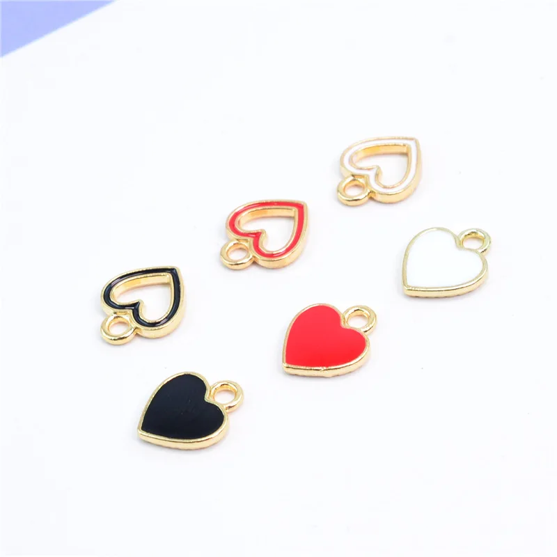30pcs/lot Zinc Alloy Charms Enamel Mini Sweet Heart Hollow Heart Charms For DIY Necklaces Bracelets Jewelry Making Accessories
30pcs/lot Zinc Alloy Charms Enamel Mini Sweet Heart Hollow Heart Charms For DIY Necklaces Bracelets Jewelry Making Accessories