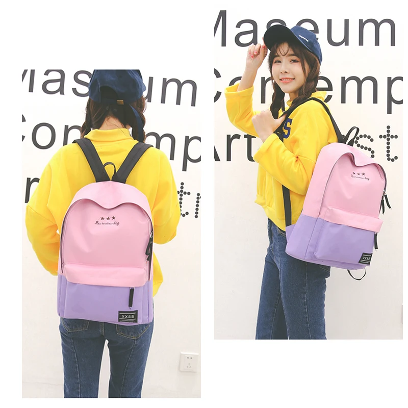 Women Fashion Canvas Backpack Leisure Back Pack Korean Ladies Knapsack Casual Travel Bags for School Teenage Girls Schoolbag
Women Fashion Canvas Backpack Leisure Back Pack Korean Ladies Knapsack Casual Travel Bags for School Teenage Girls Schoolbag