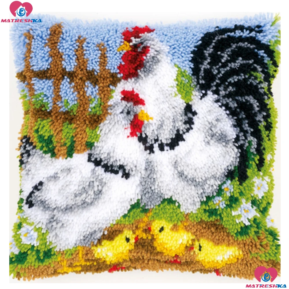 Cock Latch Hook kits Pillow Unfinished kits Handmade Embroidery Accessories 3d Printed Canvas set Cushion Latch Hook Rug Kits
Cock Latch Hook kits Pillow Unfinished kits Handmade Embroidery Accessories 3d Printed Canvas set Cushion Latch Hook Rug Kits