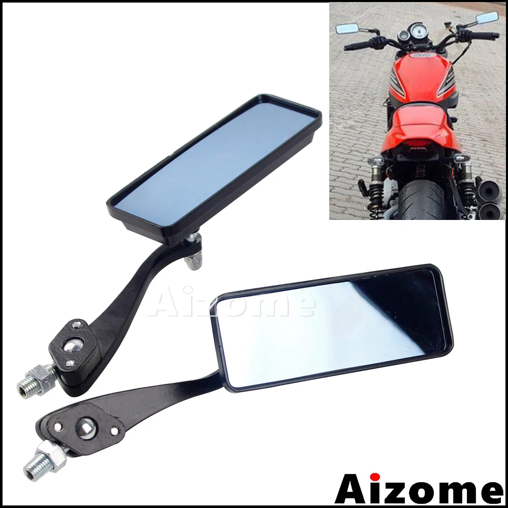 Motorcycle Rectangle Side Mirrors For Harley Honda Yamaha Suzuki Cafe Racer Cruiser Touring Scooter 10mm Thread Rearview Mirrors
Motorcycle Rectangle Side Mirrors For Harley Honda Yamaha Suzuki Cafe Racer Cruiser Touring Scooter 10mm Thread Rearview Mirrors