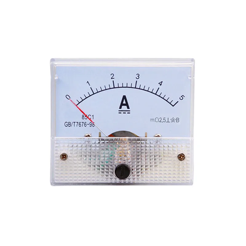 85C1 A DC Аналоговый амперметр измерительный прибор с панелью Ameter 1A 2A 3A 5A 10A 20A