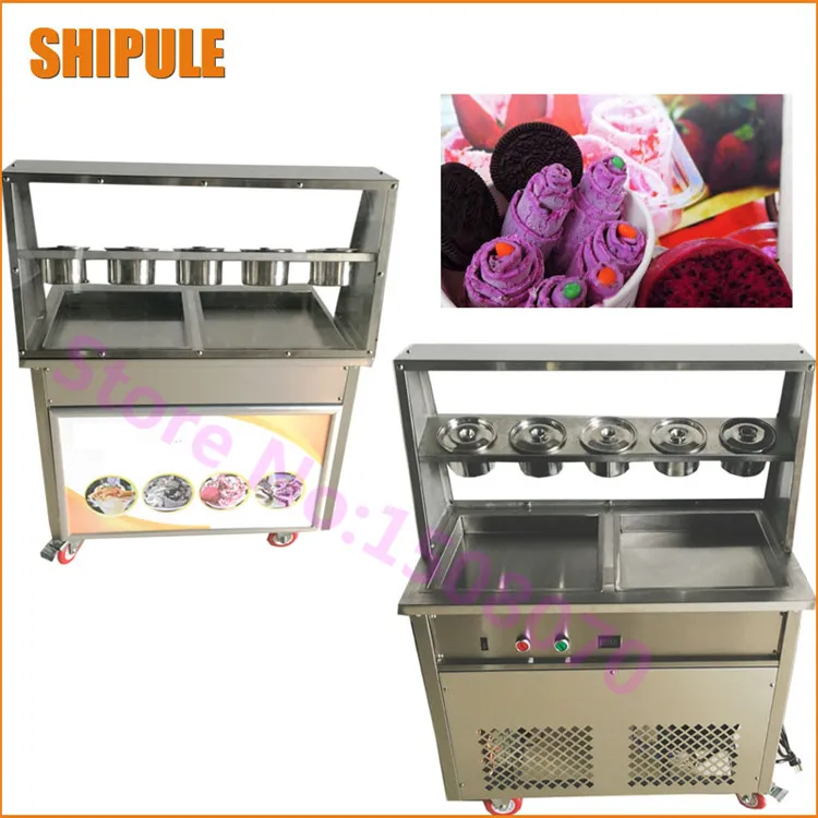 New Commercial Ice Cream Roll Machine Deep 2.5cm Thailand Fry Ice Cream Roll Machine Rolled Fried Ice Cream Machine
New Commercial Ice Cream Roll Machine Deep 2.5cm Thailand Fry Ice Cream Roll Machine Rolled Fried Ice Cream Machine