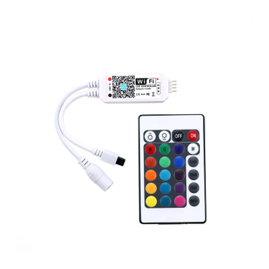 RGBW Controllers Ir RF Led Strip Controller For 21 Keys Remote Controller Google/Alexa For 5050/3528 SMD
RGBW Controllers Ir RF Led Strip Controller For 21 Keys Remote Controller Google/Alexa For 5050/3528 SMD