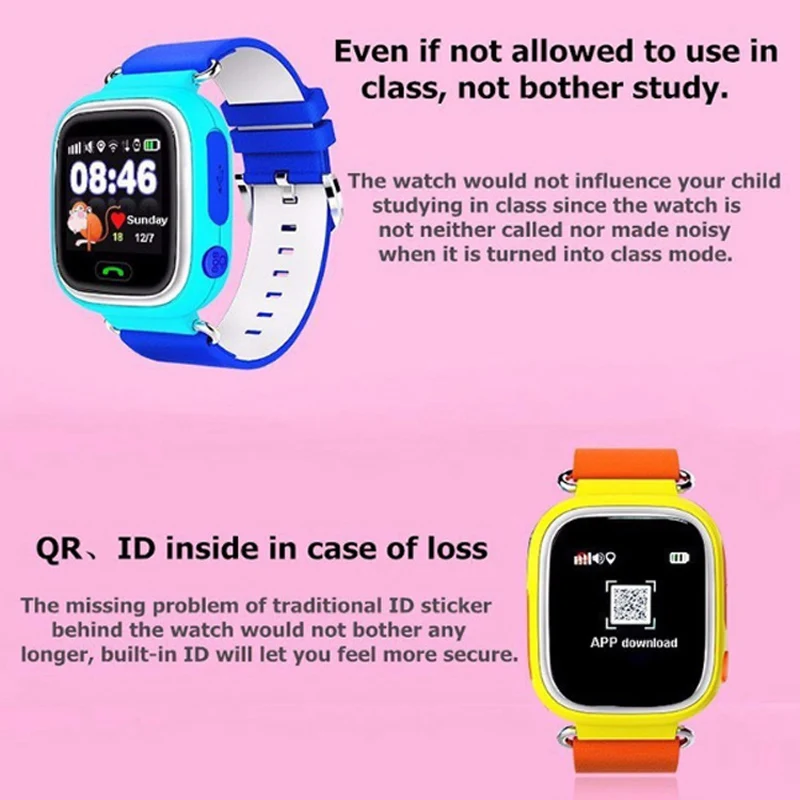 GPS Q90 Smartwatch сенсорный экран WIFI позиционирование Детские Смарт-часы локатор PK Q50 Q60