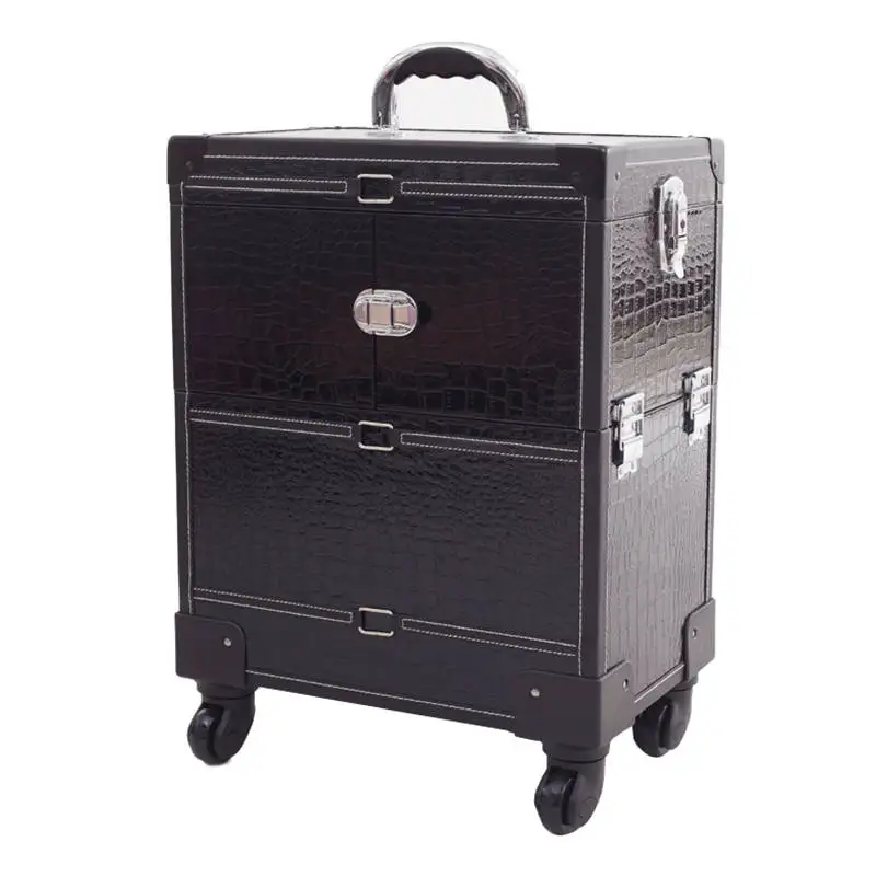 Pull-rod Cosmetic Box Large Capacity Make Up Case Multi-function Cosmetic Storage Box Makeup Case Waterproof Makeup Organizer
Pull-rod Cosmetic Box Large Capacity Make Up Case Multi-function Cosmetic Storage Box Makeup Case Waterproof Makeup Organizer