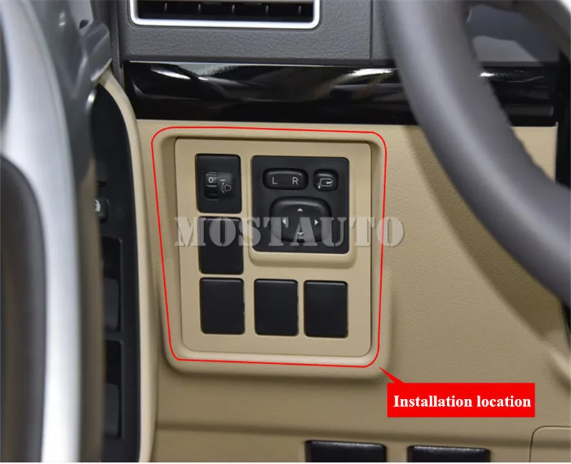 For Toyota Land Cruiser Prado FJ150 Inner Rearview Mirror Adjust Button Trim Cover 2010-2017 1pcs Car Accessories Interior
For Toyota Land Cruiser Prado FJ150 Inner Rearview Mirror Adjust Button Trim Cover 2010-2017 1pcs Car Accessories Interior