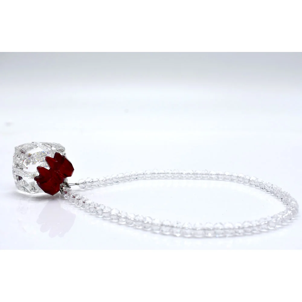Cute Clear Glass Crystal Gift Box with Red Bow Christmas Pendant Girl Gift Home Decor DEC338
Cute Clear Glass Crystal Gift Box with Red Bow Christmas Pendant Girl Gift Home Decor DEC338