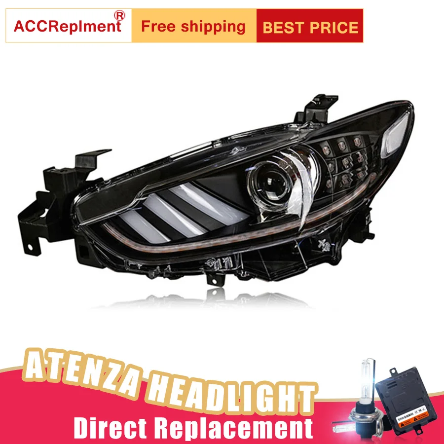 2Pcs LED Headlights For Mazda 6 2014-2015 led car lights Angel eyes xenon HID KIT Fog lights LED Daytime Running Lights
2Pcs LED Headlights For Mazda 6 2014-2015 led car lights Angel eyes xenon HID KIT Fog lights LED Daytime Running Lights