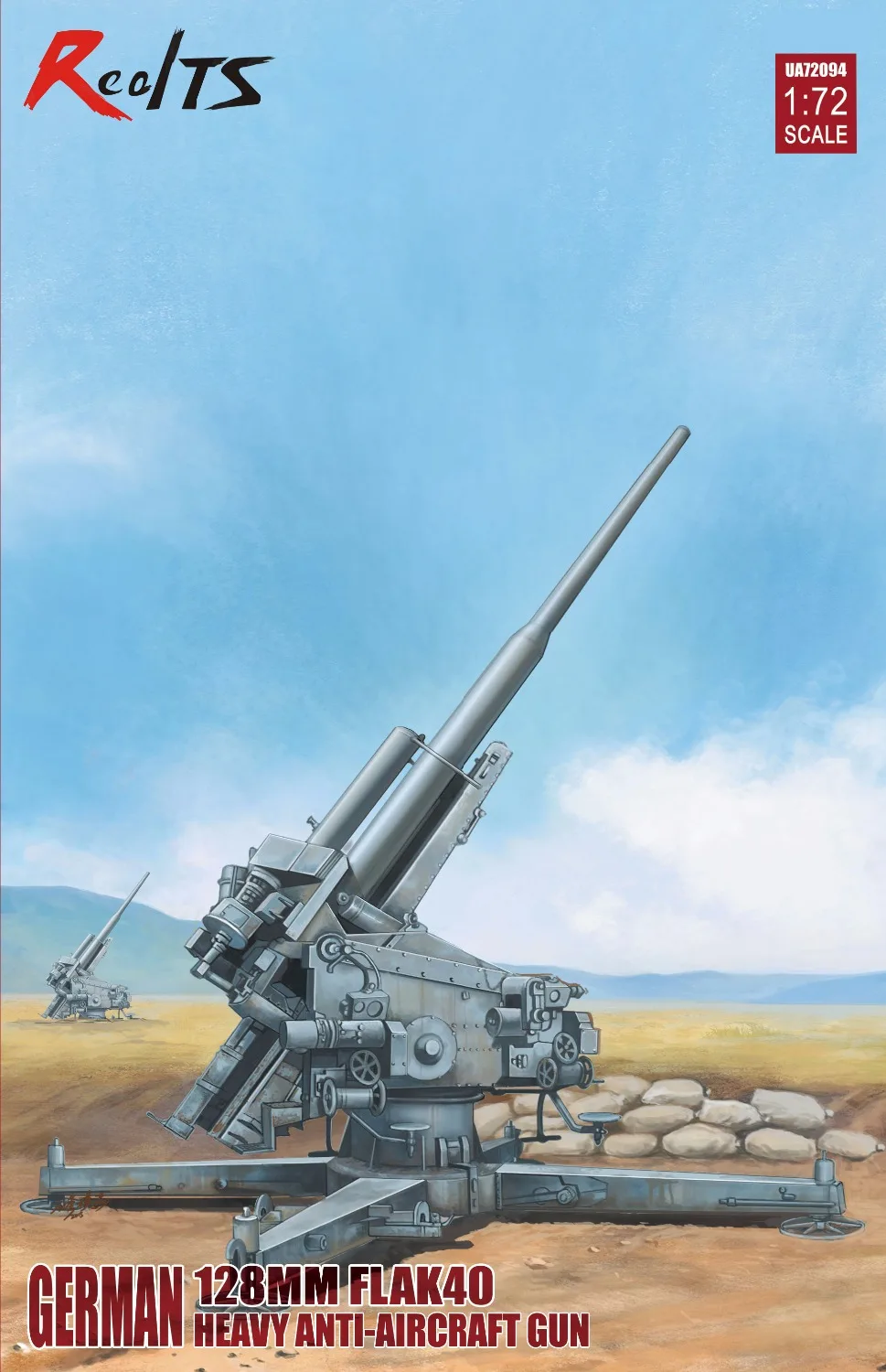 Тяжелый зенитный пистолет RealTS Modelcollect UA72094 1/72, немецкий, 128 мм FLAK40
Тяжелый зенитный пистолет RealTS Modelcollect UA72094 1/72, немецкий, 128 мм FLAK40