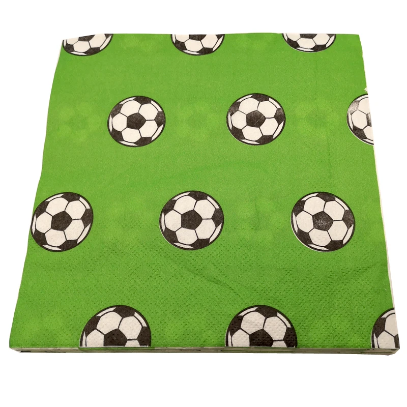 20PCS/PACK Birthday Party Decorate Football Theme Tissues Boys Favors Towels Baby Shower Paper Napkins Soccer Design Serviette
20PCS/PACK Birthday Party Decorate Football Theme Tissues Boys Favors Towels Baby Shower Paper Napkins Soccer Design Serviette