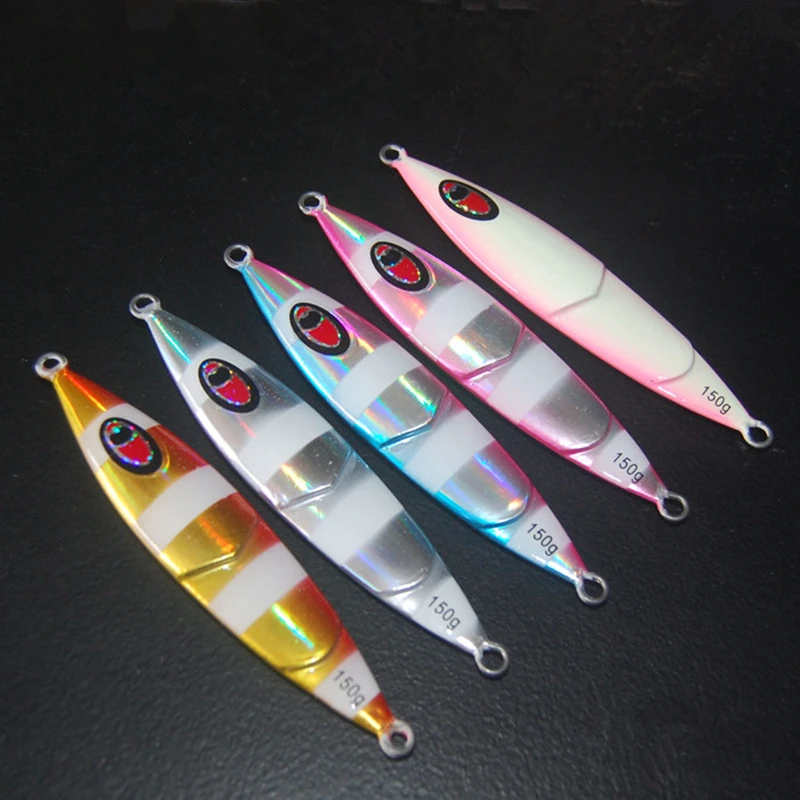 Slow Jig Fishing Lure 80g 150g Laser Jigging Bait Quality Sea Fishing Lure 5 Pcs/Lot
Slow Jig Fishing Lure 80g 150g Laser Jigging Bait Quality Sea Fishing Lure 5 Pcs/Lot