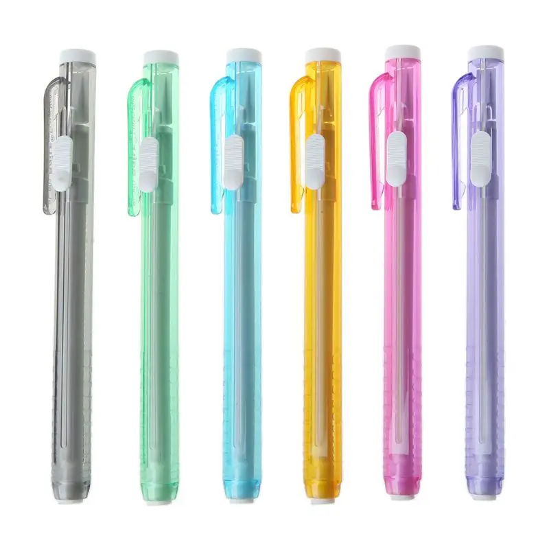 Creative Press Pen Shaped Eraser Writing Drawing Pencil Erase Student School Office Stationery Learning Painting Accessory
Creative Press Pen Shaped Eraser Writing Drawing Pencil Erase Student School Office Stationery Learning Painting Accessory