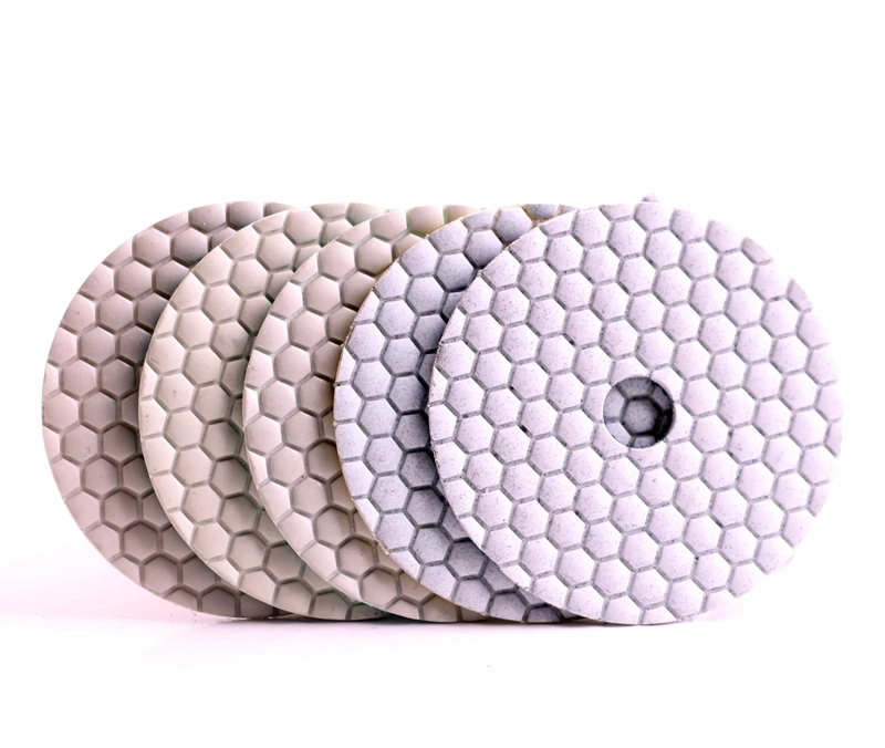 DC-HW5PP02 flexible diamond 5 step dry polishing pads for dry polishing granite and marble
DC-HW5PP02 flexible diamond 5 step dry polishing pads for dry polishing granite and marble
