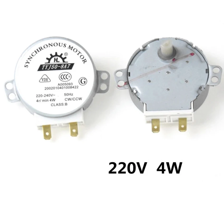 Hot Selling AC 220V-240V 50Hz CW / CCW Microwave Table Turn Synchronous Motor Table TYJ50-8A7 D Shaft 4RPM VEJ20 P20
Hot Selling AC 220V-240V 50Hz CW / CCW Microwave Table Turn Synchronous Motor Table TYJ50-8A7 D Shaft 4RPM VEJ20 P20