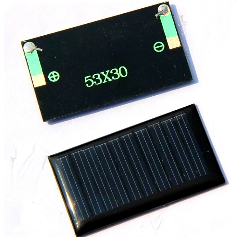 Мини-солнечная батарея 0 15 Вт 5 В 30 мА небольшая солнечная панель для 3 6 зарядное