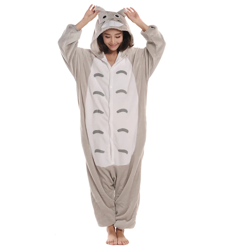 Adults Women Onesie Cartoon Totoro Kigurumi Unisex Onesies Flannel Pajamas Warm Sleepwear Jumpsuit Coplay Costume Christmas gift
Adults Women Onesie Cartoon Totoro Kigurumi Unisex Onesies Flannel Pajamas Warm Sleepwear Jumpsuit Coplay Costume Christmas gift