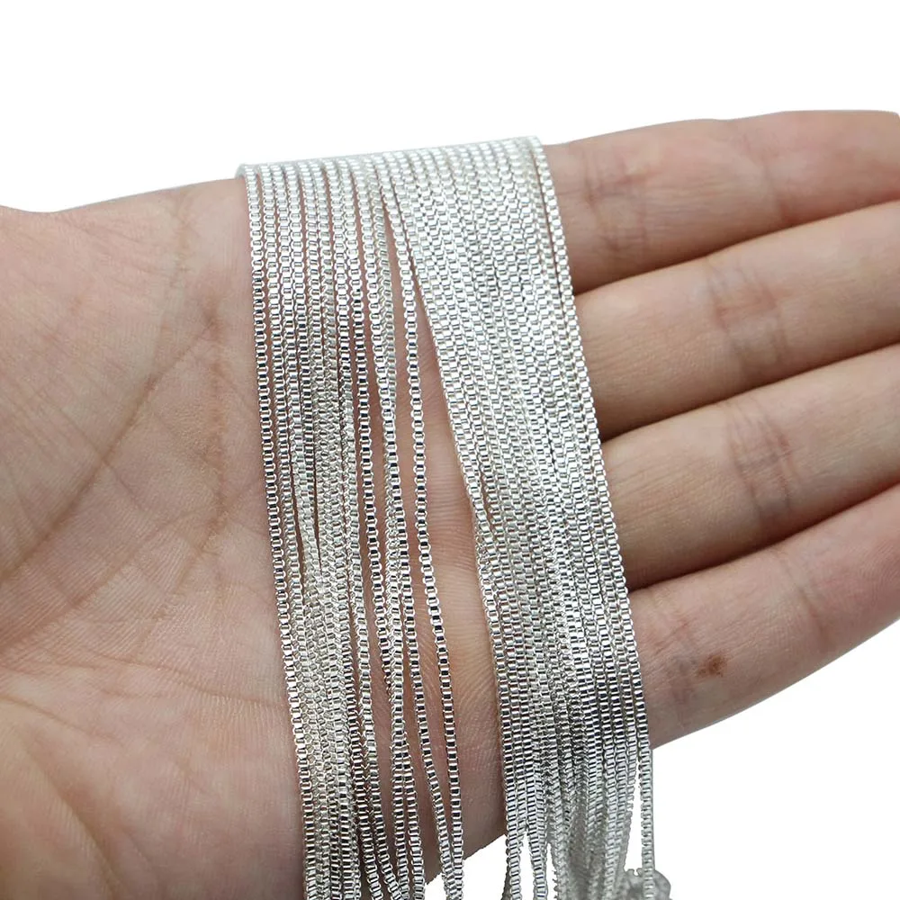 12Pcs/Pack 50cm Gold Color Copper Box Chain with Lobster Clasp for DIY Necklaces Jewelry Making Findings Accessories Supplies
12Pcs/Pack 50cm Gold Color Copper Box Chain with Lobster Clasp for DIY Necklaces Jewelry Making Findings Accessories Supplies