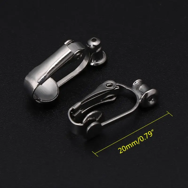 1 Pair Earrings Adapter Stud Ear Clips Converter For Non-pierced People Clip On Metal Component DIY Jewelry Making Tool Findings
1 Pair Earrings Adapter Stud Ear Clips Converter For Non-pierced People Clip On Metal Component DIY Jewelry Making Tool Findings