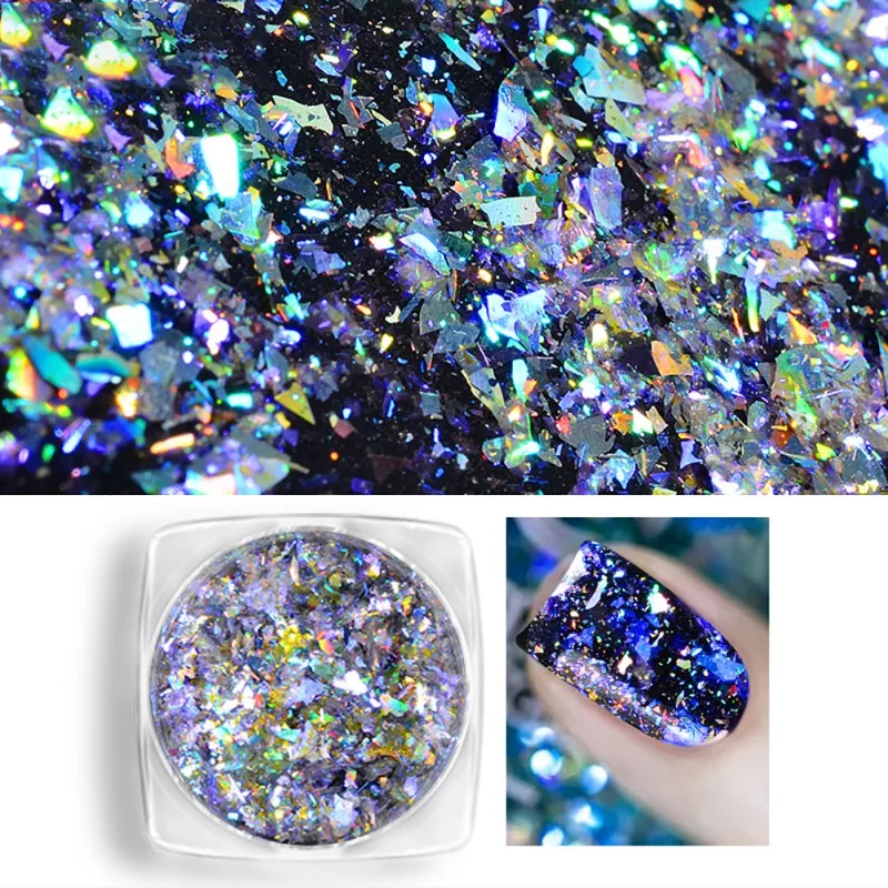 Chameleon Aurora Laser Nail Art Mirror Sequins Star Foil Paillette Irregular Glitter Powder Flakes Gel
Chameleon Aurora Laser Nail Art Mirror Sequins Star Foil Paillette Irregular Glitter Powder Flakes Gel