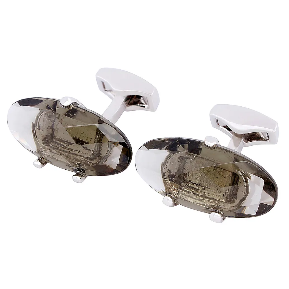 HAWSON Oval Cufflinks with Transparent Glass Trendy Style Men's Clothing Accessories French Shirt Cuff Button Paked with Box
HAWSON Oval Cufflinks with Transparent Glass Trendy Style Men's Clothing Accessories French Shirt Cuff Button Paked with Box