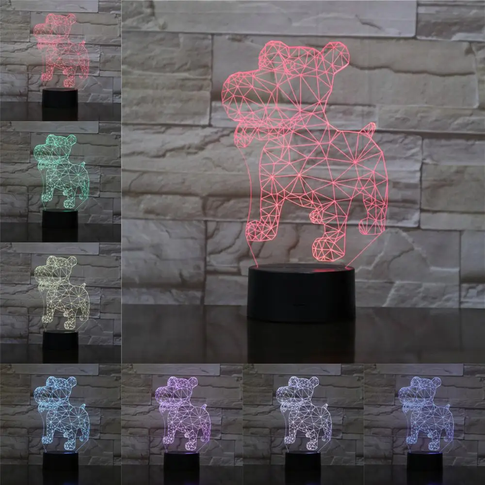 Aniaml Dog 3D Lamp Illusion Bichon Frise Poodle Night Light LED Bulb Multicolor Atmosphere Christmas Gifts For Children Kid Toy
Aniaml Dog 3D Lamp Illusion Bichon Frise Poodle Night Light LED Bulb Multicolor Atmosphere Christmas Gifts For Children Kid Toy